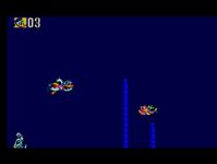une photo d'Ã©cran de Deep Duck Trouble sur Sega Master System